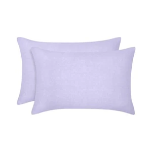 NEW Vintage Design Homewares Set of 2 Lilac French Linen Standard Pillowcase - Picture 1 of 2