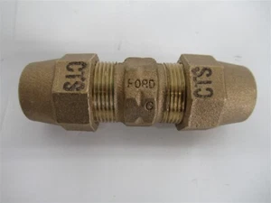 Ford C44-44-G-NL , 1" CTS x CTS Straight Coupling - Picture 1 of 1