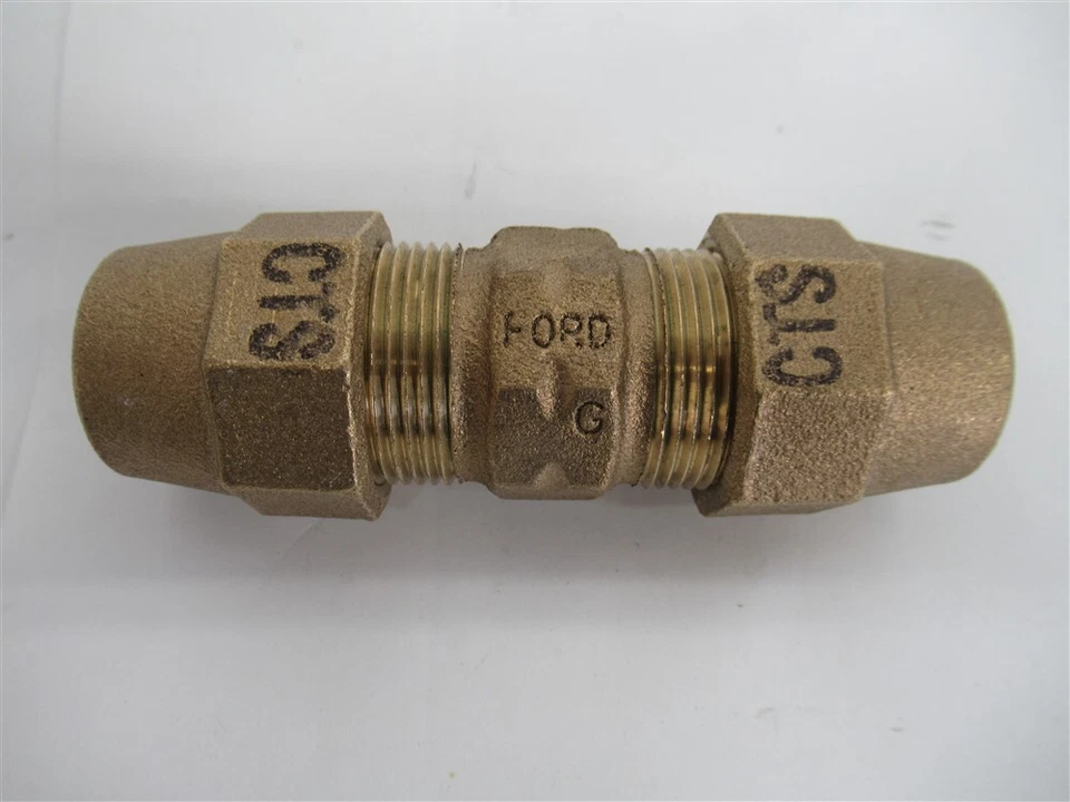 Ford C44-44-G-NL , 1" CTS x CTS Straight Coupling - Image 1 of 1