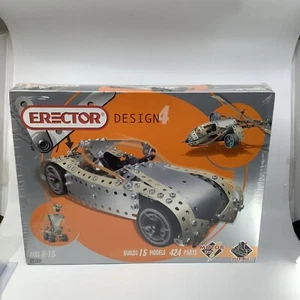 Erector Design 4, #7700, 15 Model Options, 424 Parts, Vintage Sealed - Picture 1 of 2