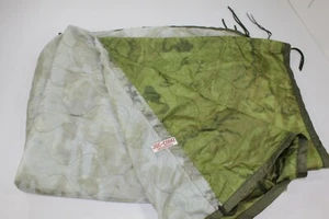 U.S VIETNAM WAR ERDL EARLY CENTER SEAM TWO-TONE PONCHO LINER DATED 1965-66 RARE - Picture 1 of 8
