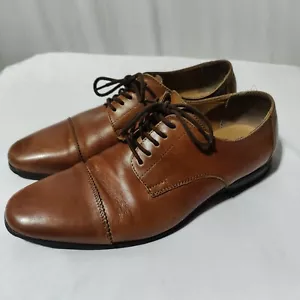Scarpe eleganti da uomo Giorgio Brutini in pelle Sheppard Oxford taglia 9,5 marroni - Foto 1 di 6