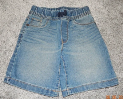 *TODDLER SIZE 4T OSHKOSH B'GOSH BRAND DENIM PULL ON SHORTS--EXCELLENT #2 - Image 1 of 4