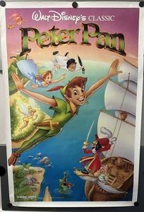VTG Original 80’s Walt Disney's Peter Pan Movie Poster SS 41x27 NSS. 890058 - Picture 1 of 10