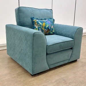 'Orka' Armchair Ocean Plaza Linen Cuddler Single Chair RRP £550 BRAND NEW - Picture 1 of 7