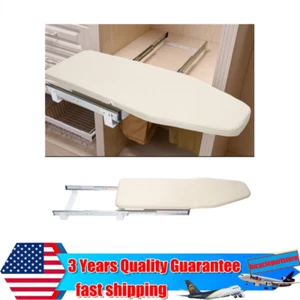 180° Rotation Ironing Board Closet Pull-Out Stow Away Retractable Ironing Table - Picture 1 of 20