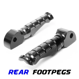 R-FIGHT Black Passenger Foot Pegs For Ducati Scrambler Desert Sled 17 18 - Picture 1 of 6