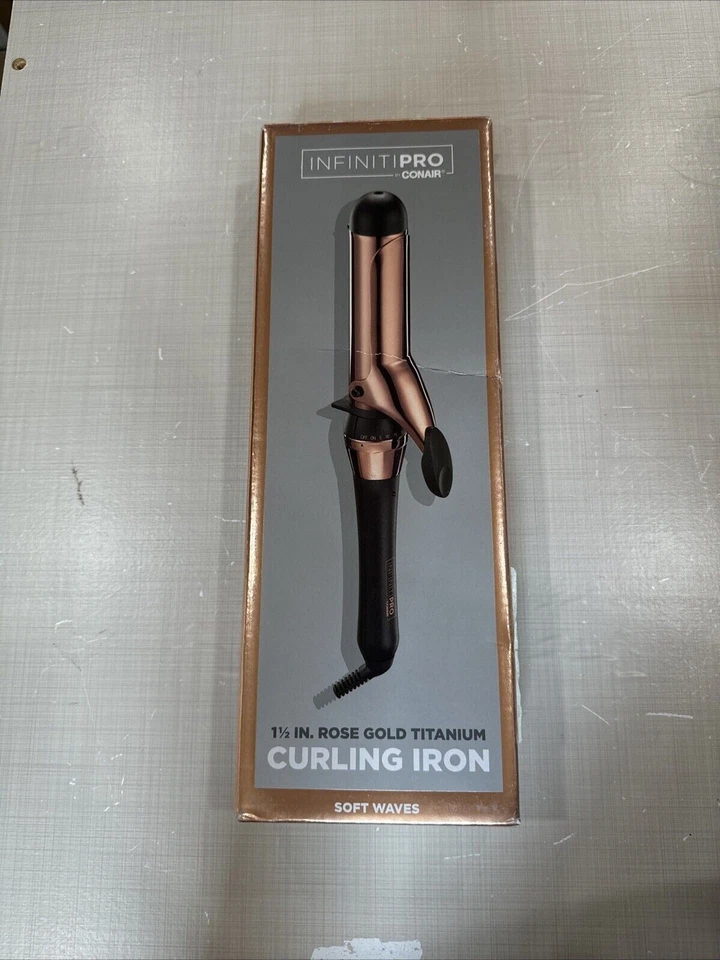 Rizador Conair Infiniti Pro Oro Rosa Titanio 1 1/4" Modelo CD251N NUEVO -1N Foto 1 de 1