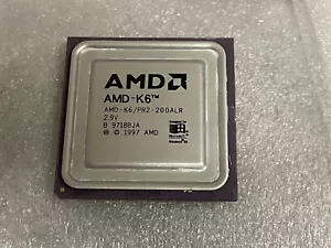 Vintage AMD AMD-K6/PR2-200ALR 200MHZ CPU AMD-K6 2.9V *Rare* 1997 Untested - Picture 1 of 3