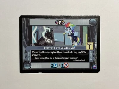 2014 My Little Pony Premiere Card Enterplay - Storming the Villain's Lair #186 - Image 1 of 2