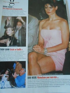 Clipping Coupure de Presse 1997 Demi Moore minimalisme pour taxi star - Imagen 1 de 1