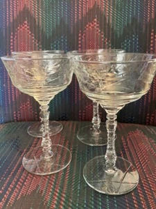 "Gafas altas Sherbet Libbey #3005 Rock Sharpe rosa ártica champán de 6 1/8" - Imagen 1 de 12