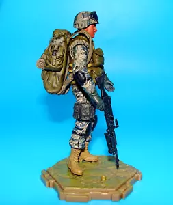 1:18 BBI Elite Force FOV U.S Army Ranger M240L Gunner Figure Soldier, Iraq - Picture 1 of 10