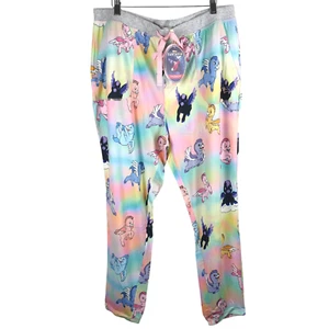 NEW Peter Alexander DISNEY FANTASIA Women Pegasus Plush Pant Size 1+ Pastel 2021 - Picture 1 of 14