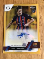 MARTA TORREJON Topps Chrome UEFA UCL Women FC Barcelona 2022/23 Auto Card /50