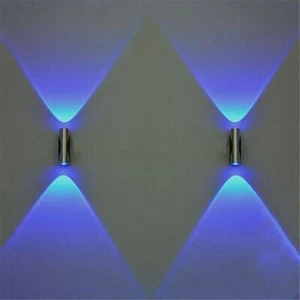 2PC/Set Waterproof Modern LED Wall Light Sconce Exterior Lighting Outdoor Lamp - Picture 1 of 11