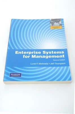 Enterprise Systems for Management Book By Motiwalla & Thompson Business MBA Rare - Image 1 of 3