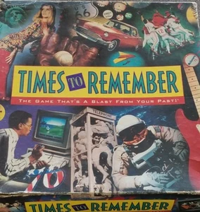 VINTAGE, TIMES TO REMEMBER,  THE GAME THAT'S A BLAST FROM YOUR PAST, 1991 - Picture 1 of 7