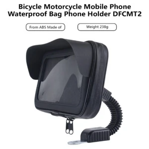 Waterproof Motorcycle Rearview Phone Holder Motorbike Phone with Sunvisor - Zdjęcie 1 z 8