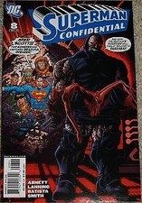 SUPERMAN CONFIDENTIAL #8 ABNETT; LANNING; BATISTA AND SMITH NM 1ST PRINT