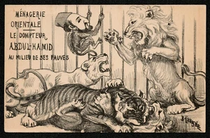 B. Lavigne. Ménagerie orientale. Abdul-Hamid. Vers 1904. Turquie - Picture 1 of 2