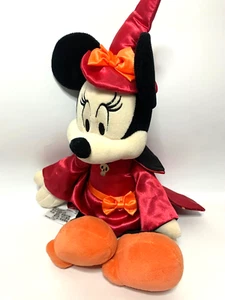 Parques Disney Halloween Minnie Mouse Peluche 16" Rojo Capa Sombrero (F3) - Imagen 1 de 4