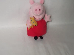 PEPPA PIG giocattolo che tiene TY BEANIE BABIES BABY 2015 ~~ senza cartellino da appendere - Foto 1 di 6