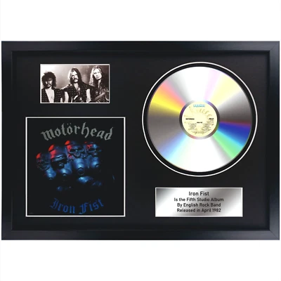Motörhead – Iron Fist / Memorabilia / Souvenir in black frame / CD / Rock, Decor - Image 1 of 4