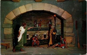 Peter verleugnet Christus Preis des Friedens Denkmal Silber Quellen Florida Postkarte - Bild 1 von 2