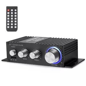 2*50W Bluetooth Mini Verstärker HiFi Power Audio Stereo Bass Auto AMP USB MP3 - Bild 1 von 7