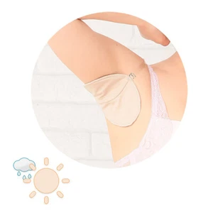 1 Pair Underarm Sweat Pad Invisible Armpit Shields Quick-Drying Sweat-Absorbing - Picture 1 of 15