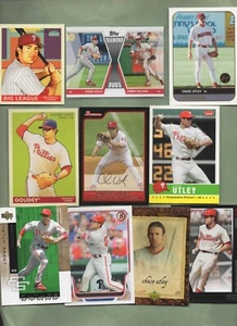Chase Utley (Phillies & L.A.Dodgers) 30 Card Lot w/2000 Just Rookie! - Picture 1 of 3