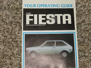 1978 Ford Fiesta Operating Guide, Dealer Sales-Showroom Brochure - Bild 1 von 9