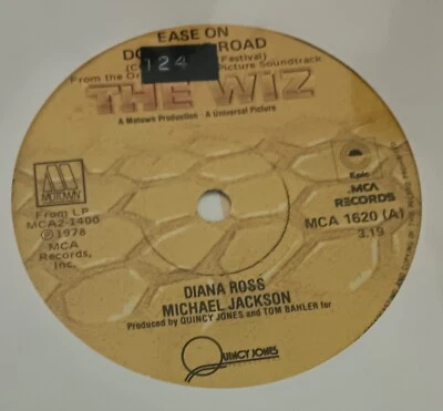 Diana Ross, Michael Jackson - Ease On Down The Road - 1978 7" single excellent - Image 1 of 2