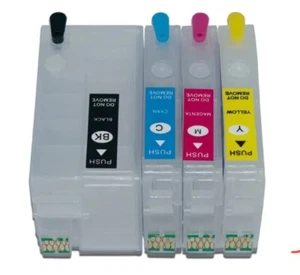 Empty Refillable Ink Cartridge For Epson 252XL WF-3620/3640/7720/7710/7210/7610 - Picture 1 of 5