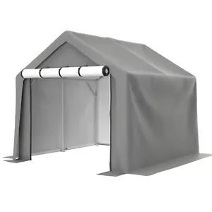Garagenzelt Carport Gartenschuppen Fahrradgarage Gerätehaus Lagerzelt Gerätezelt - Bild 1 von 7