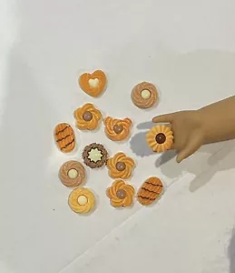 Fits 18" American Girl Doll Faux Food Dessert Treats Cookies RANDOM Lot 12pcs - Picture 1 of 4