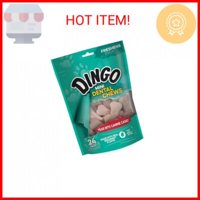 Dingo Denta Treats Teeth Whitening Mini Chews, 24 Pack, Flavourless, 7.6 Oz - Image 1 of 2