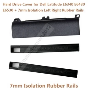 Hard Drive Cover Door Plus 7mm Rubber Rails for Dell Latitude E6340 E6430 E6530 - Picture 1 of 9