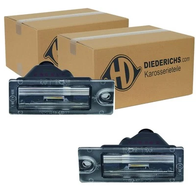 2x DIEDERICHS KENNZEICHENLEUCHTE passend für VOLVO S60 S80 V70 XC70 - Bild 1 von 4