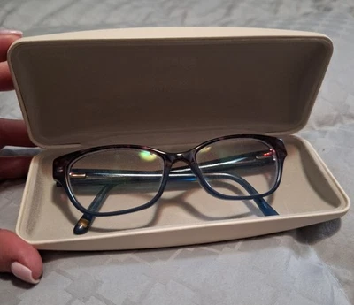 Anne Klein AK5036 455 Gafas Mujer Marrón Azul Marco Ojo de Gato 50mm Foto 1 de 3