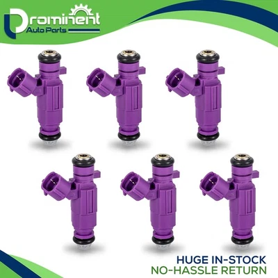 Inyectores de combustible 6 piezas para Kia Sorento 2003-2006 3,5 L V6 reemplazo FJ661 3531038010 Foto 1 de 4