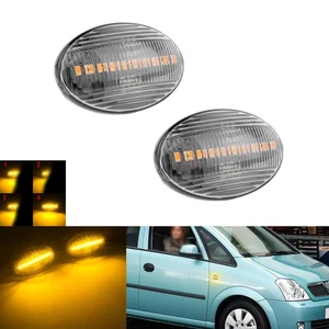 2x Gelb Led Seitenblinker Weiß Linse für Opel /Vauxhall T92 bj. 03.1991-03.2001 - Bild 1 von 12