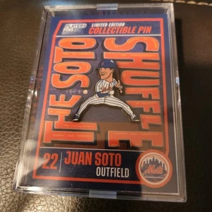 2025 Juan Soto NY New York Mets Baseball Collectible PLAYERS Pin SGA 4/5/25 NEW - Picture 1 of 3