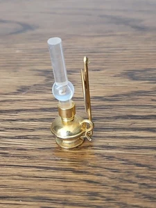 Puppenhaus Miniatur Petroleumlampe Wandhalterung Reflektor Messing - Bild 1 von 5