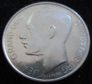 MDS LUXEMBOURG 100 FRANCS 1964 "THRONBESTEIGUNG GROSSHERZOG JEAN", SILBER #A1 - Picture 1 of 2