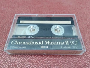 BASF CHROMDIOXID MAXIMA II 90 Vintage 1982 Blank Audio Cassette Tape IEC II CrO2 - Picture 1 of 8