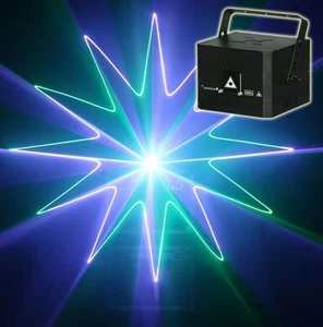 2W 3W 5W Full color RGB Animation Laser Projector Light Party DJ Disco SHOW Stag - Picture 1 of 13