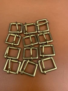 Retirement Clearance Sale. 12 x 23mm Solid Brass Roller Buckles - Picture 1 of 3