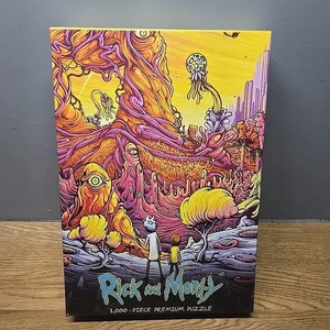 Rick and Morty Into the Rickverse 1000-teiliges Puzzle neu unversiegelte beschädigte Verpackung - Bild 1 von 4